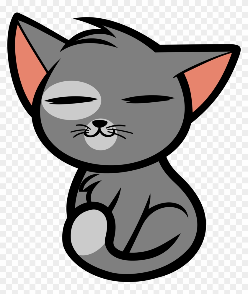 900 X 978 16 - Cute Animated Cat Png Clipart #334663
