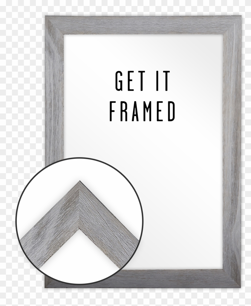 Grey Wood Frame Clipart