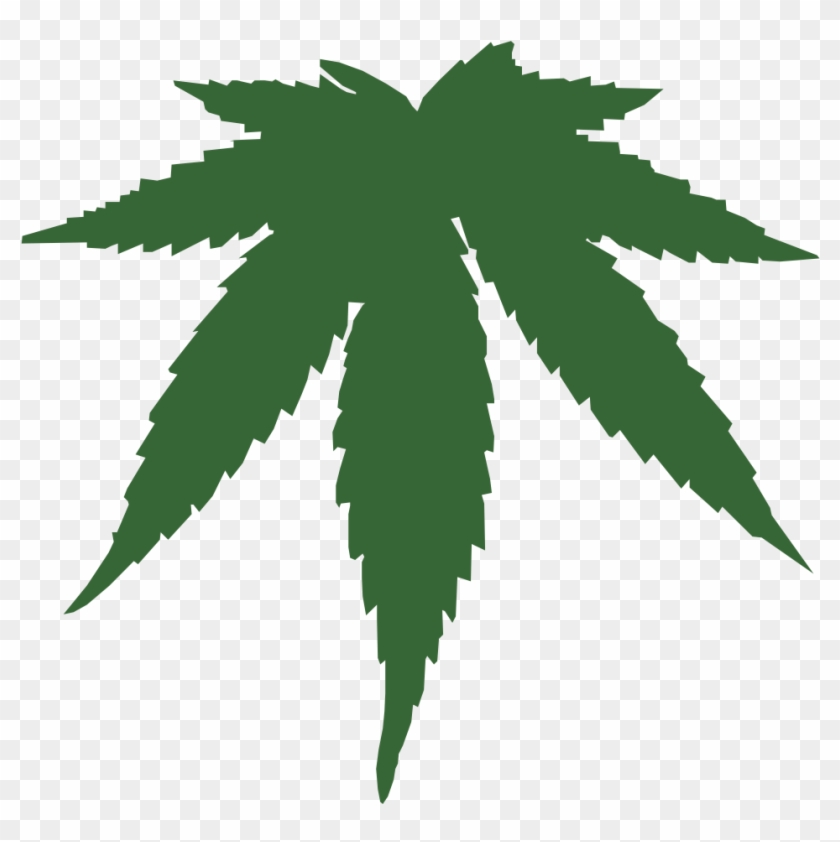 Cannabis Leaf Vector Clipart