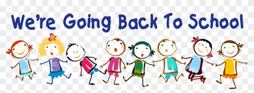 Free Back To School Clipart Image Royalty Free - We Re Going Back To School - Png Download