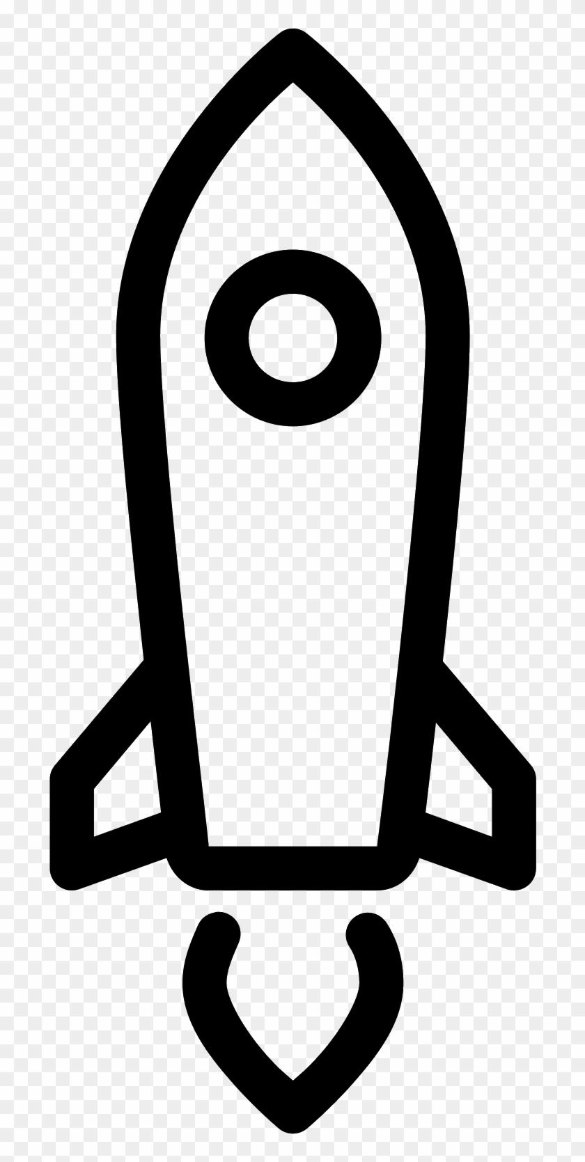 This Is A Picture Of A Rocket That Is Launching Straight Clipart #335638