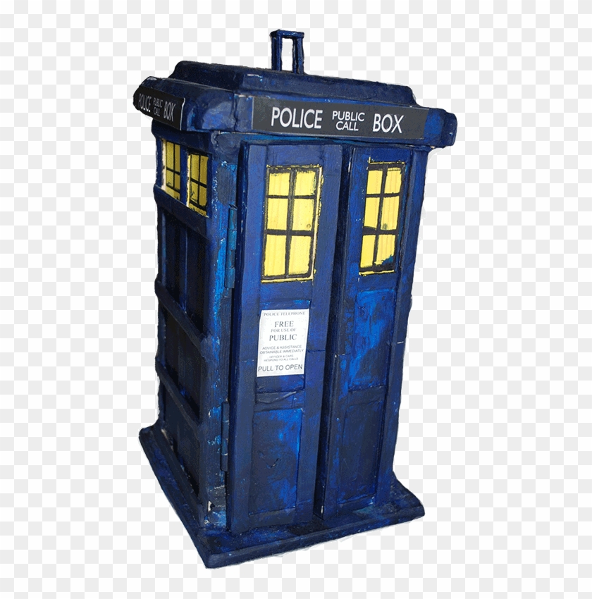 A Hand-made Tardis Pi Case - Raspberry Pi Tardis Case Clipart
