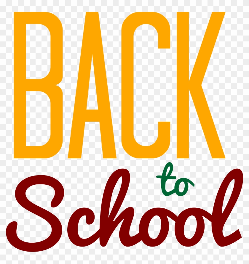 Yellow Back To School Png Clipart Image - Back To School Clipart Transparent #335706