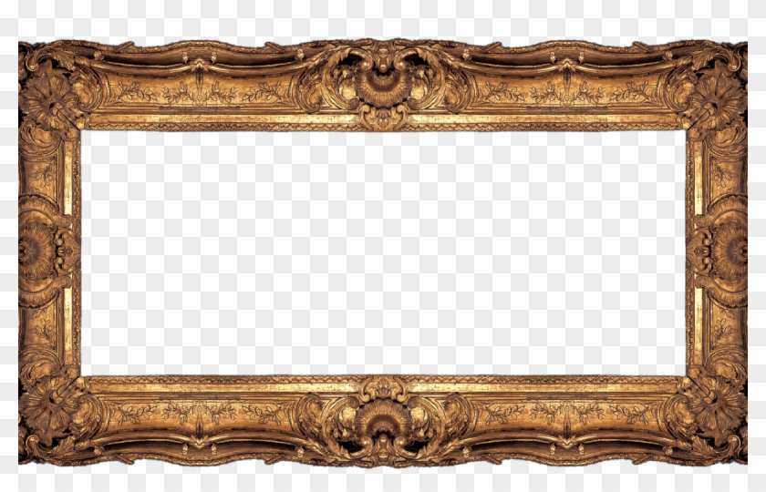 Antique Picture Frame Png - Landscape Frame Png Clipart #335762