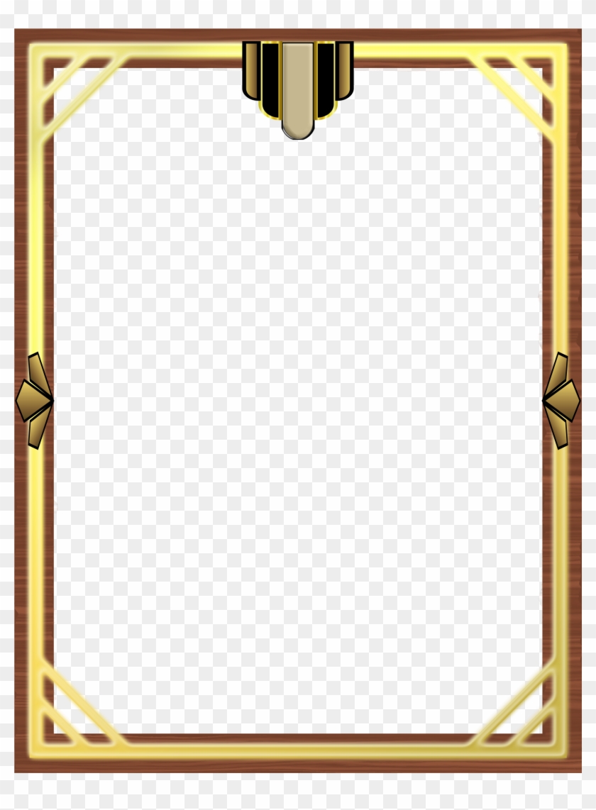 Jpg Royalty Free Library Art Deco Big Image Png - Frame Png Clipart