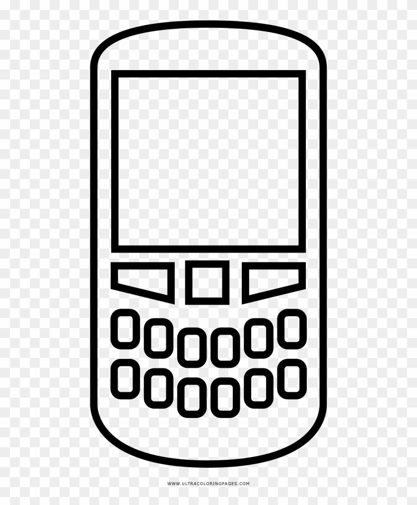 Attractive Cell Phone Coloring Page Cellphone Ultra - Dibujo Colorear Telefono Movil Clipart