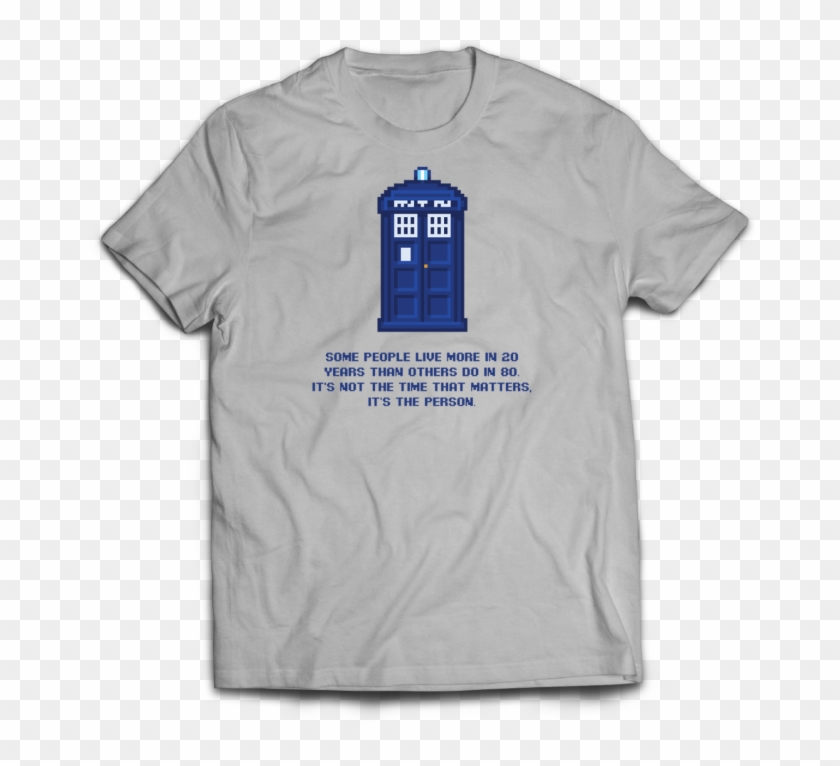 Dr Who / Tardis Its The Person That Matters - Rugby Prop T Shirt Clipart #336329