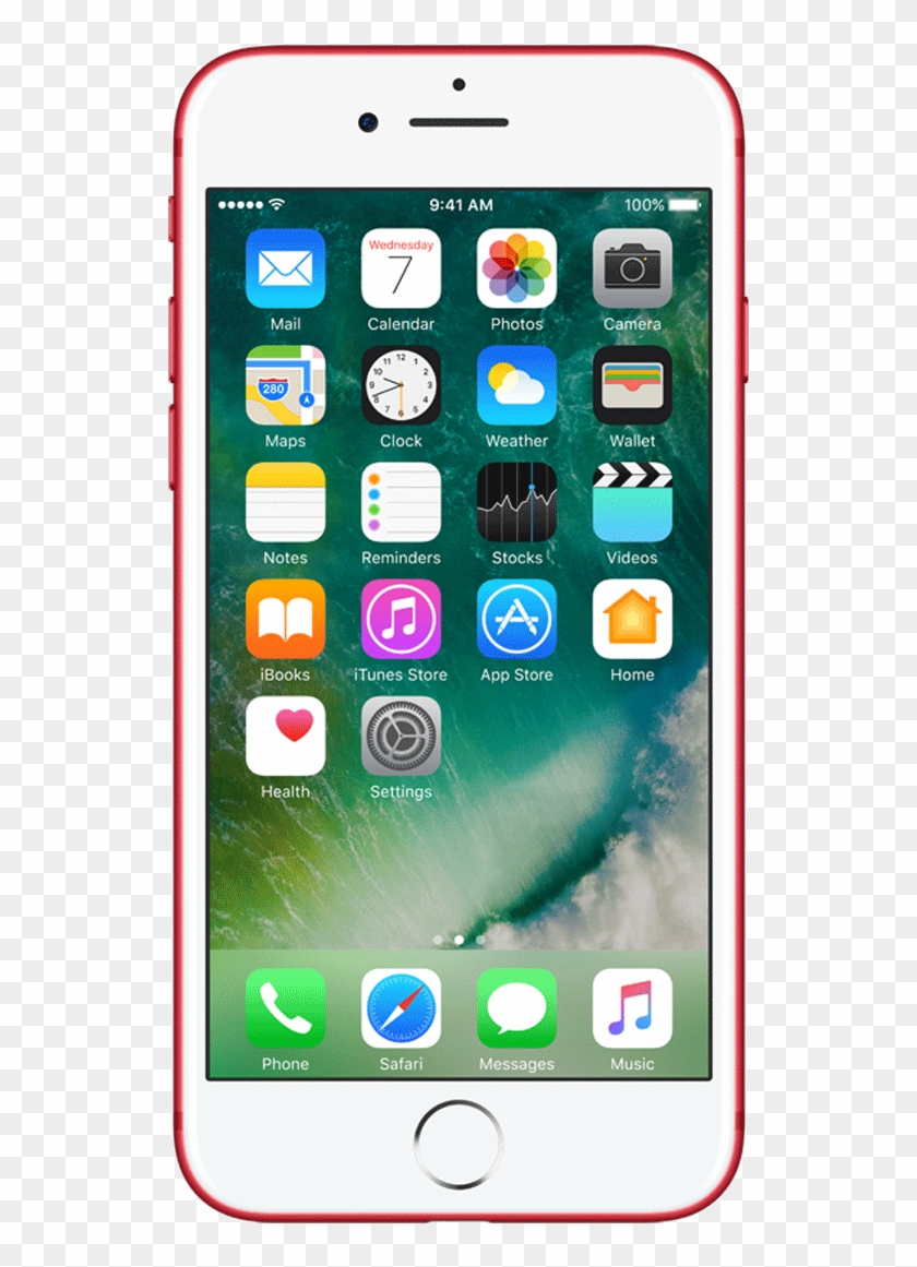 Phones - Iphone 7 Plus Front Png Clipart #336374