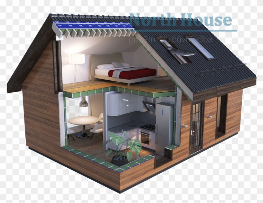 Wooden Frame House Construction Technologies - Karkasa Majas Clipart #336471