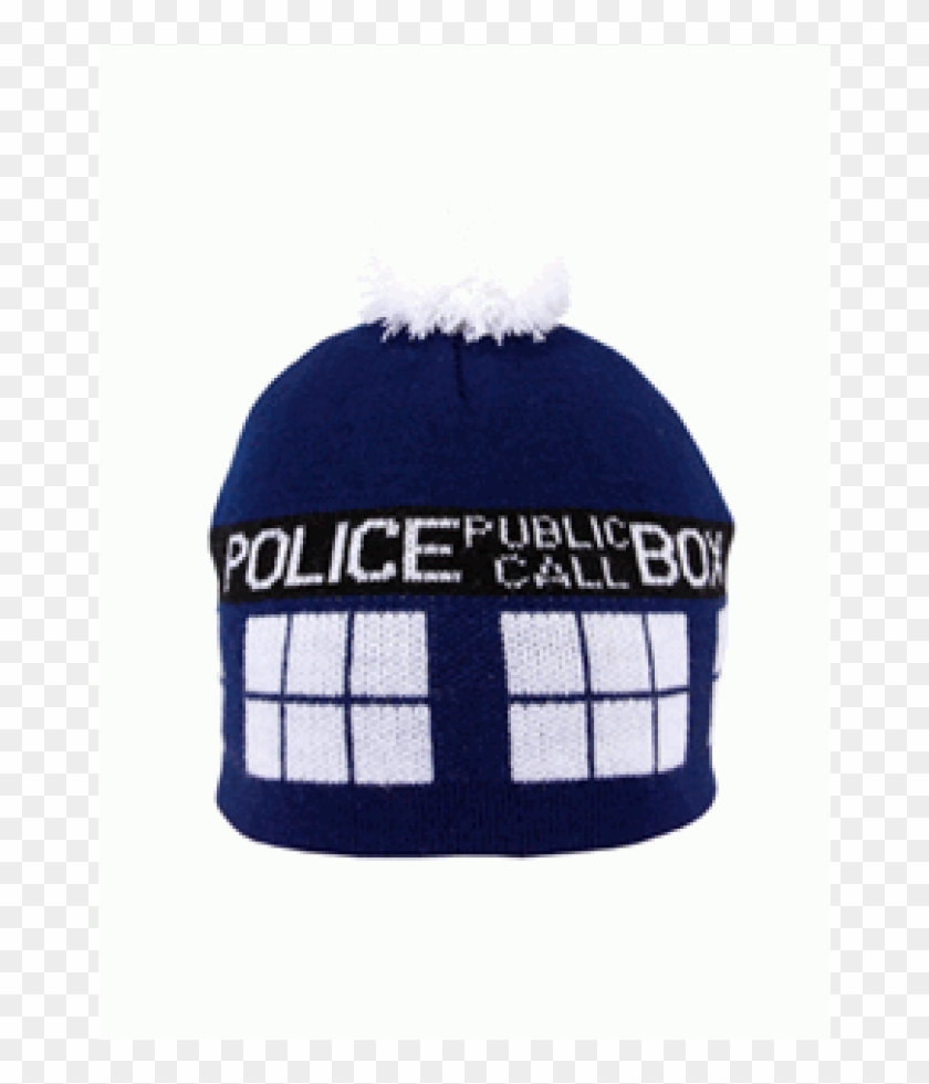Tardis Doctor Who Knit Beanie At Cosplay Costume Closet - Doctor Who Clipart #336774