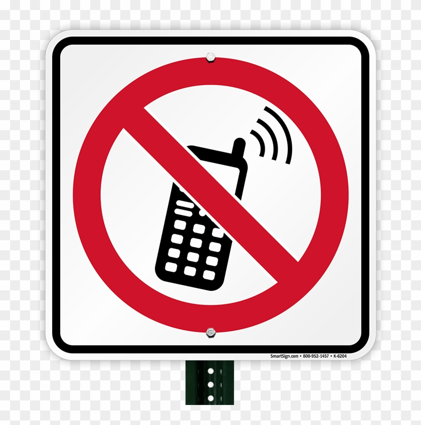 No Cell Phone Symbol Sign - Dont Text And Drive Sign Clipart #336793
