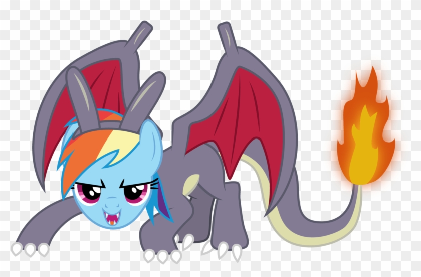 Cloudyglow, Charizard, Female, Looking At You, Mare, - Shiny Charizard Clipart