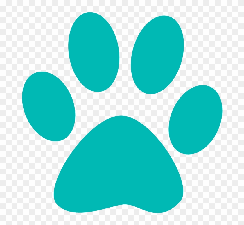 Dog Paw Icon Red , Png Download - Paw Print Clip Art Transparent Png #336880