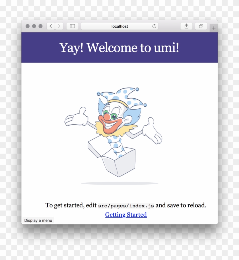 8000 In Your Browser, You Will See The Welcome Page - Cartoon Clipart #337131