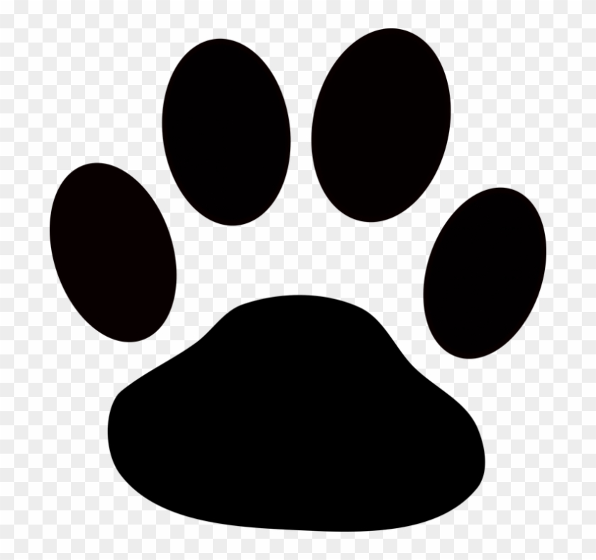 Home Animals Dog Paw - Pumpkin Carving Stencils Paw Print Clipart