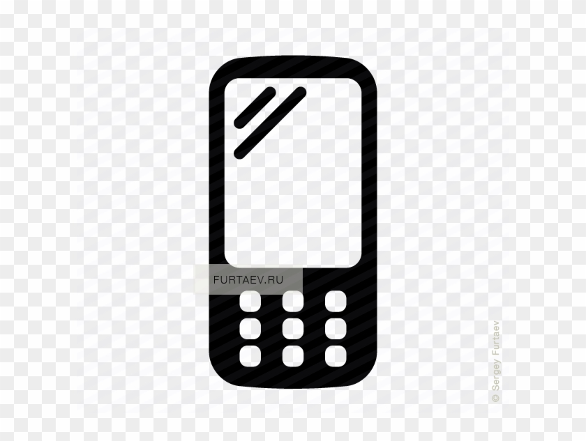 Cell Phone Vector - Mobile Phone Icons Vector Clipart #337214