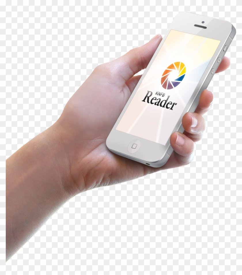 Phone In Hand Png - Knfb Reader Clipart #337399