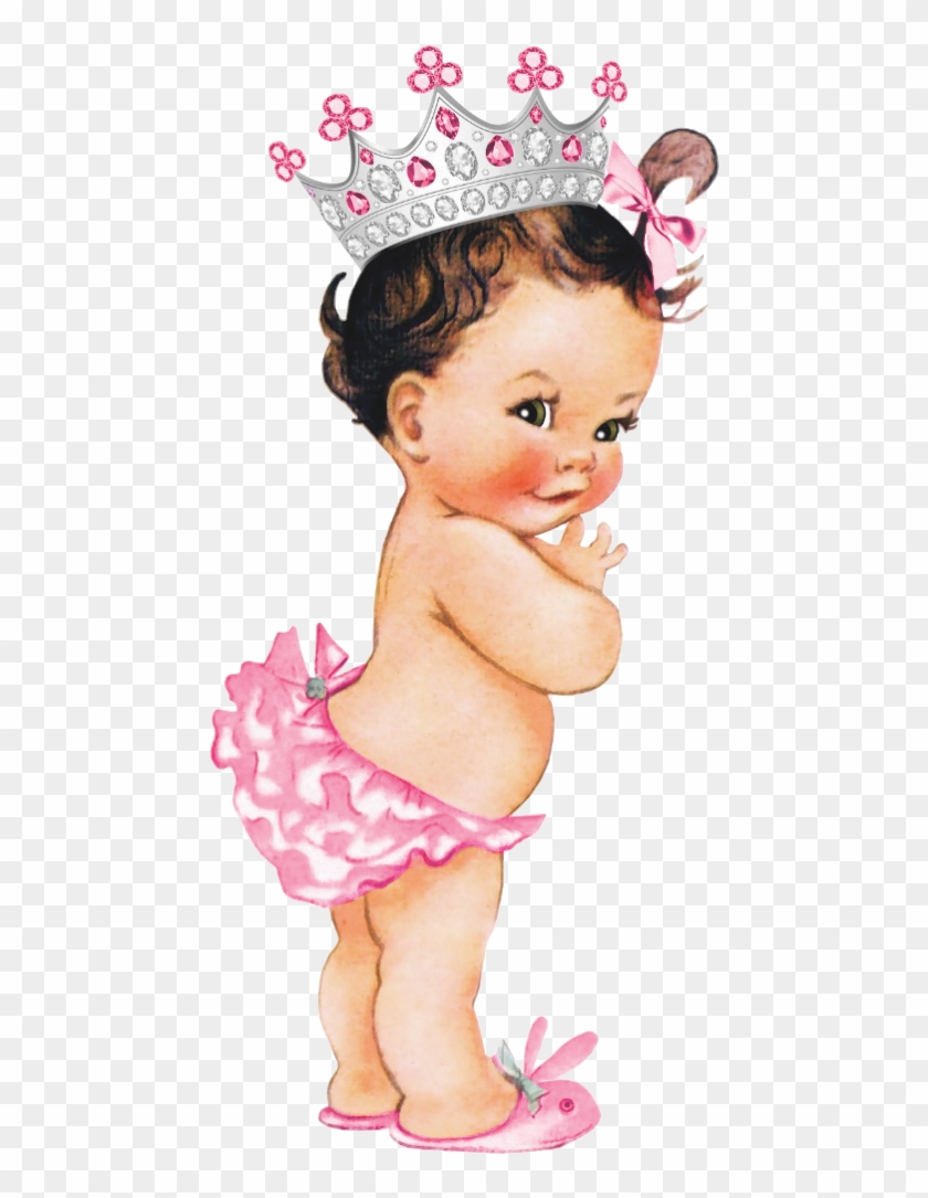 1104 X 1104 12 - Vintage Princess Baby Girl Clipart
