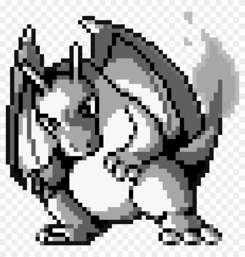 Charizard - Charizard Red And Blue Sprite Clipart
