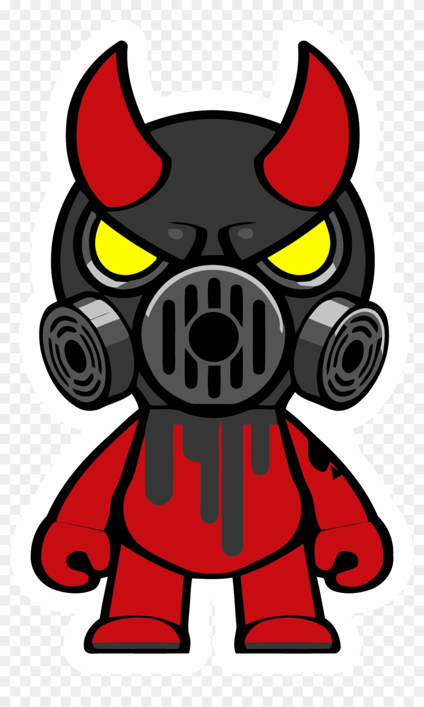 Gas Mask Oni Black Mask Clipart Png Transparent Png