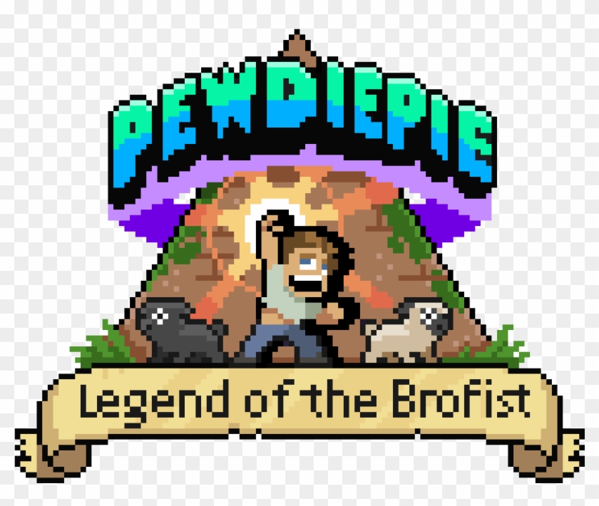 Legend Of The Brofist Just Launched For Mobile - Pewdiepie Legend Of The Brofist Logo Clipart #338290