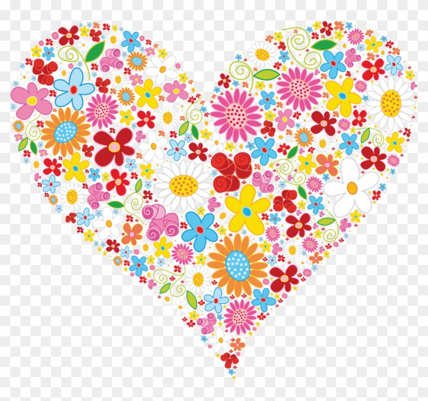 Svg Stock Free Clipart Hearts And Flowers - Heart Flower Vector Png Transparent Png