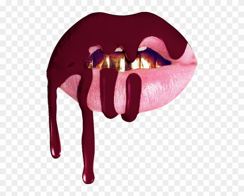 Tongue Clipart Transparent Tumblr - Kylie Jenner Logo Lips - Png Download