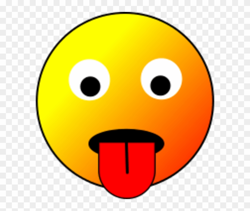 Small Tongue Cliparts - Emoticon Keluar Lidah - Png Download