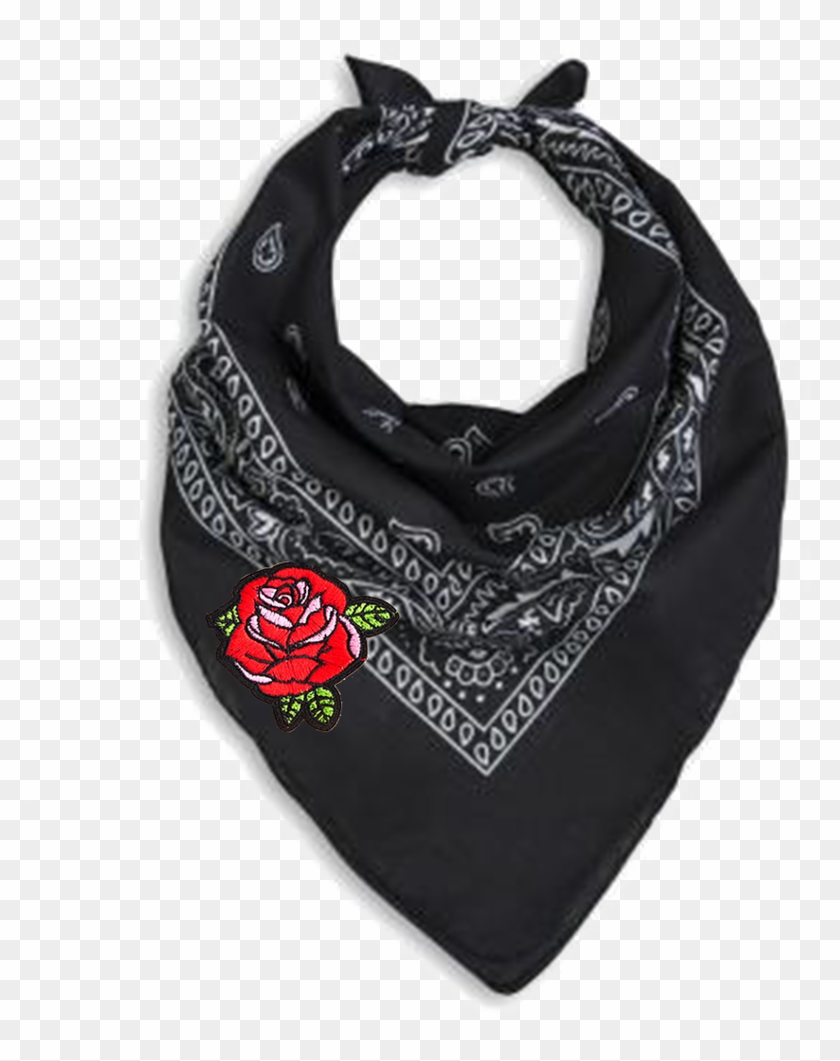 Neck Scarf Png Pic - Black Bandana Scarf Clipart #338527