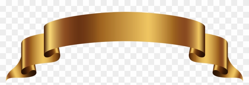 Ribbon Png, Gold Banner, Camp Nou, Art Images, Flyers, - Transparent Background Gold Banner Png Clipart