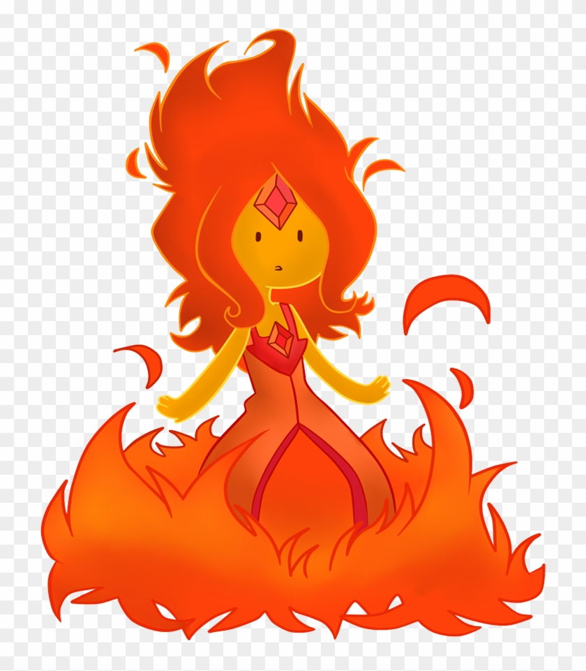 Flame Princess Png - Hora De Aventura Fuego Png Clipart #338823