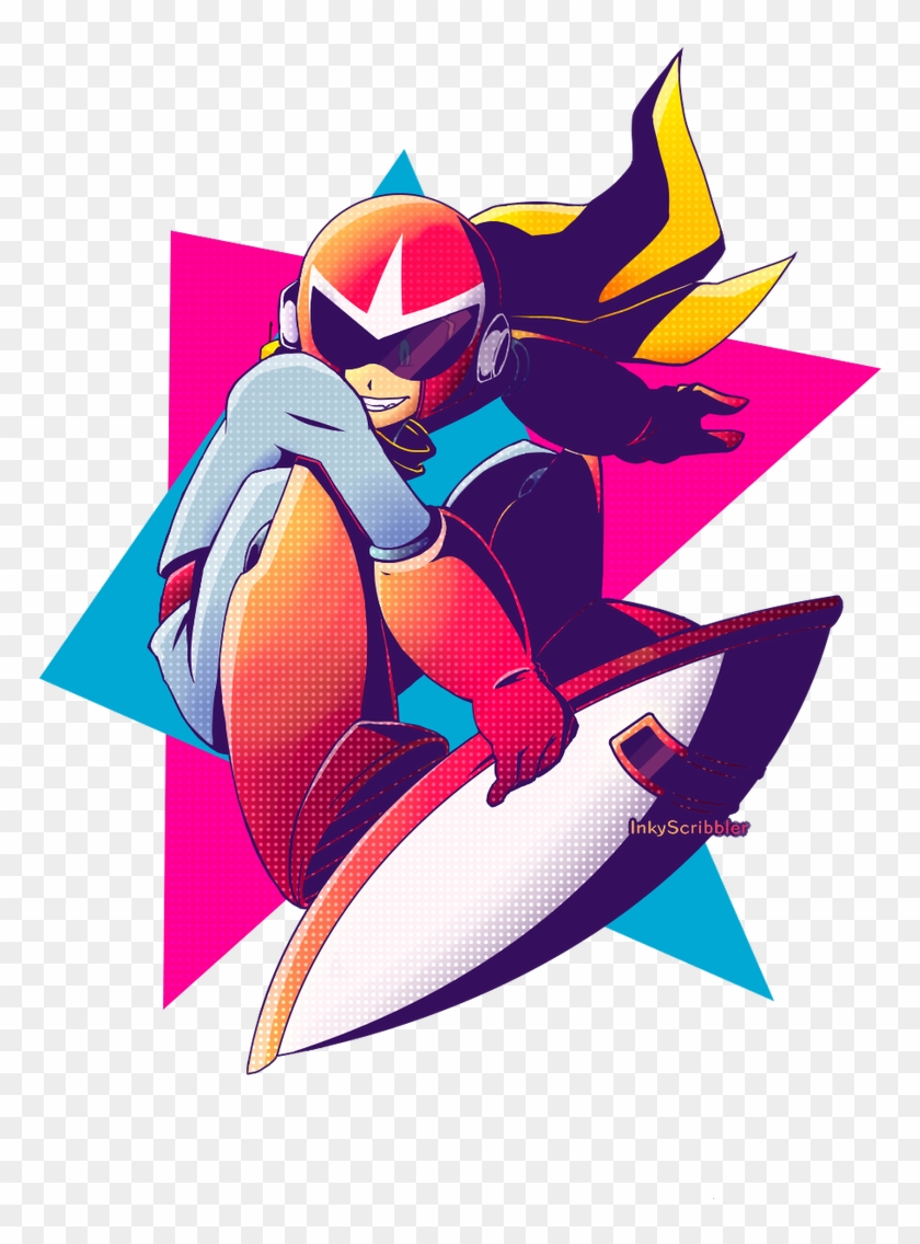 #protoman #blues #megaman - Mega Man & Bass Clipart #338891