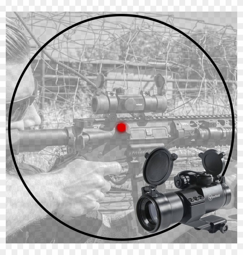 An Improvement Form Iron Sights, Firefield Red Dot - Sniper Rifle Clipart #339228