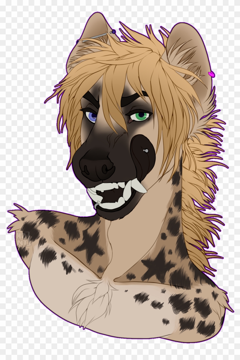 Dat Tongue~ - Spotted Hyena Clipart