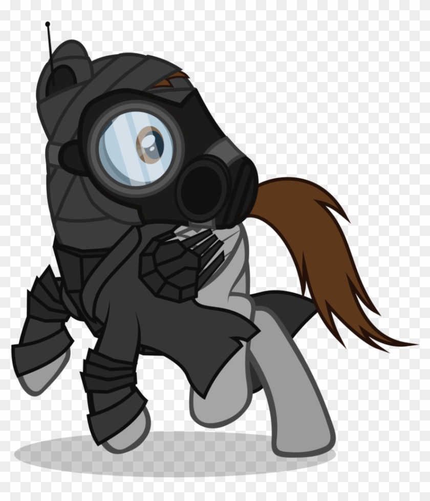 Misteraibo, Fallout Equestria, Gas Mask, Military, - Mlp Gas Mask Clipart #339329