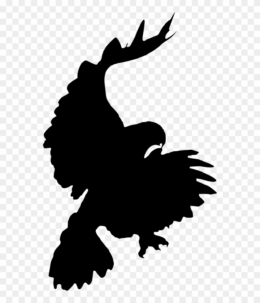 Free Hawk Clipart - Hawk Clipart Silhouette - Png Download #339856