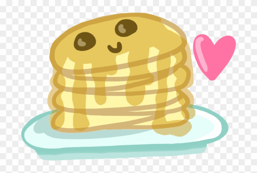 Pancake Clipart Tumblr Transparent - Cute Pancakes Cartoon Png