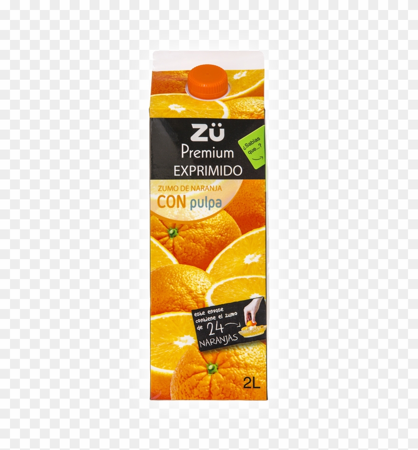 Zü Premium Zumo De Naranja Exprimido Con Pulpa - Mandarin Orange Clipart #3300014