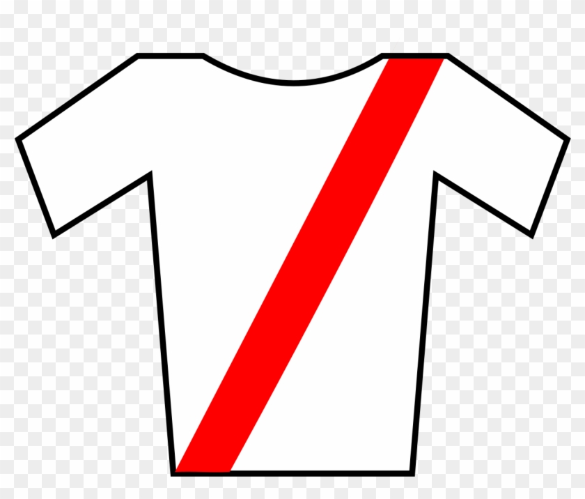 File - Jersey Whiteredrightsash - Svg - Tour De France Maillot Jaune 2017 Clipart