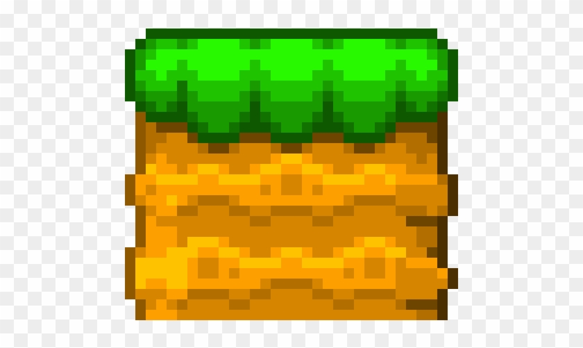 Grassland Tile - Pixel Art Jewelry Clipart