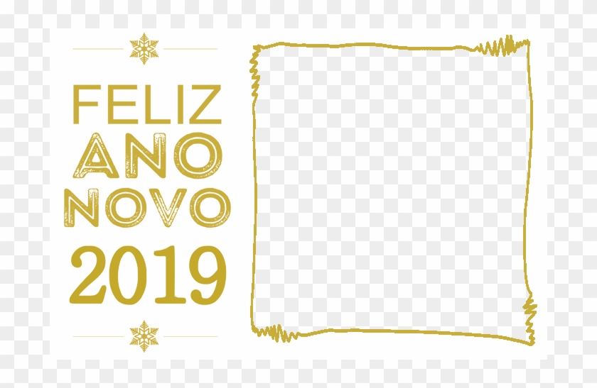 Colagem De Foto Feli - Molduras Feliz Ano Novo 2019 Clipart