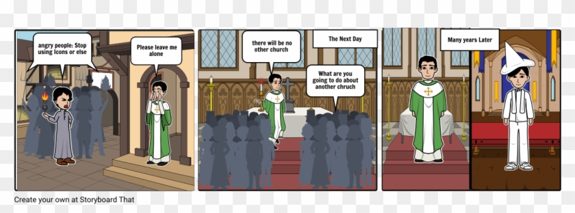 The Great Schism - Cartoon Clipart #3300414