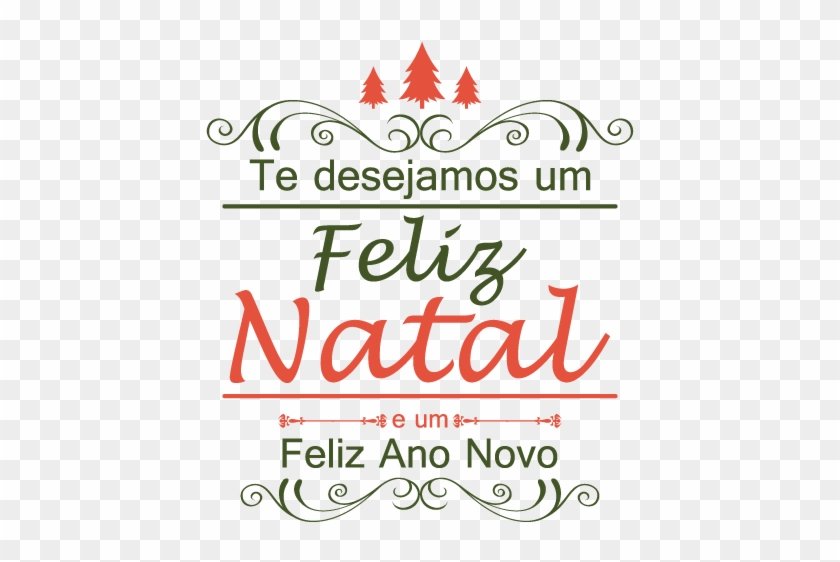 Adesivo De Parede Decorativo Feliz Natal E Ano Novo - Poster Clipart  (#3300478) - PikPng
