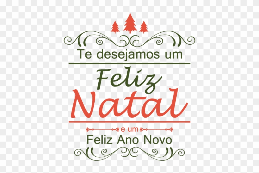 Adesivo De Parede Decorativo Feliz Natal E Ano Novo - Poster Clipart #3300478