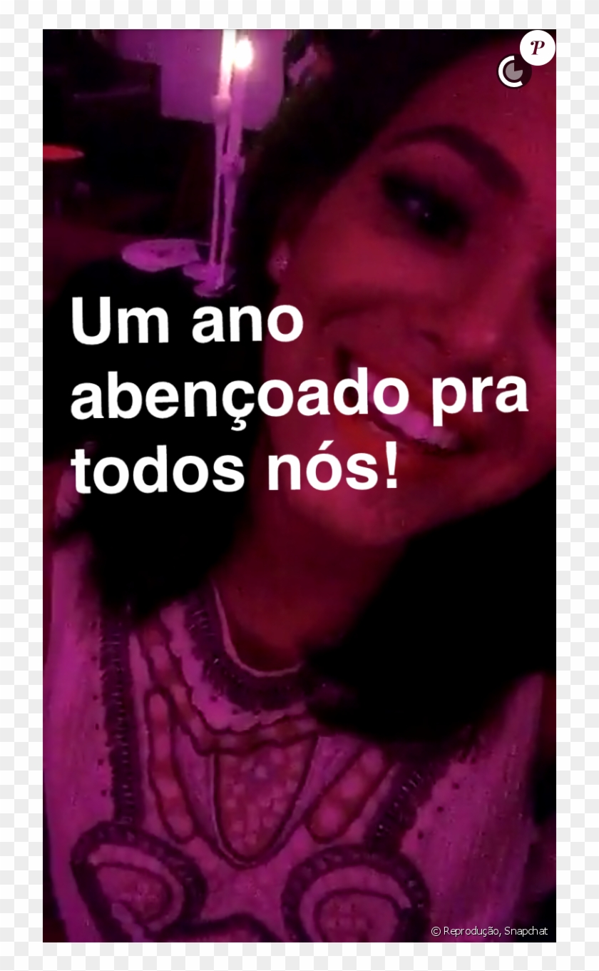 A Atriz Desejou Feliz Ano Novo Para Seus Seguidores - Poster Clipart