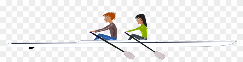 Rowing Computer Icons Double Scull User Interface Sculling - Cartoon Clipart