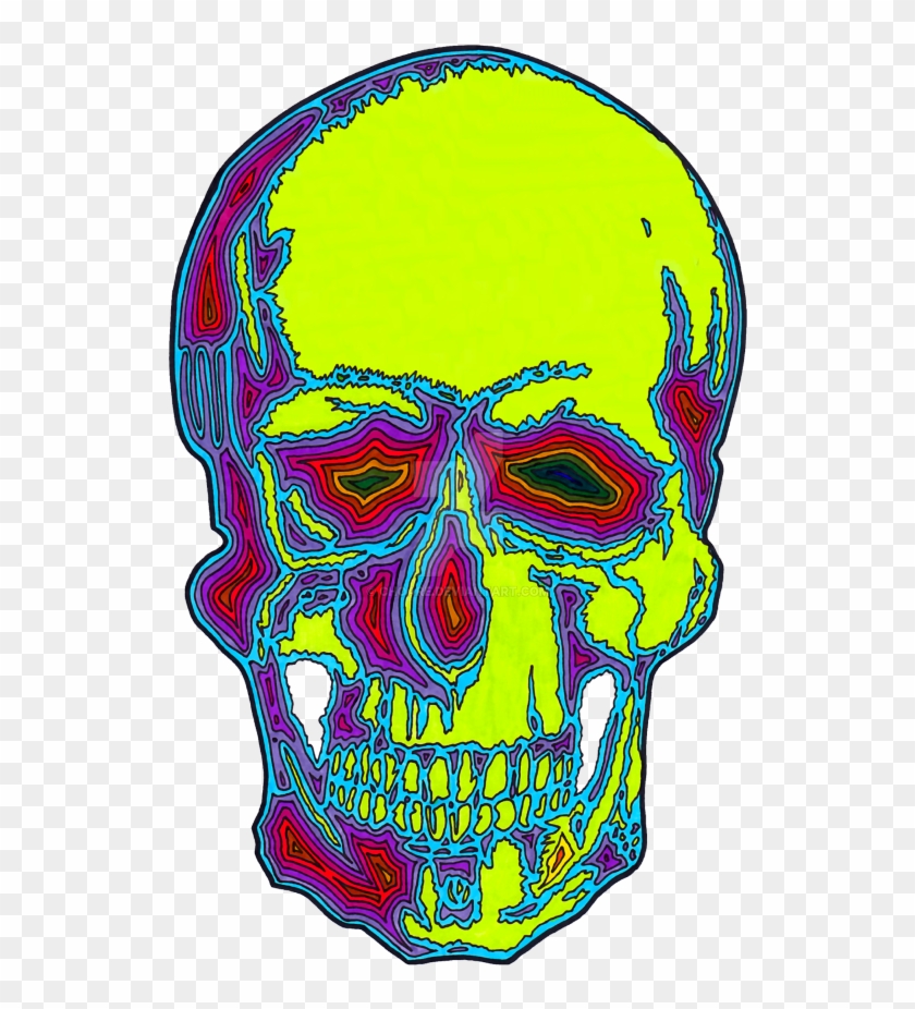 Scull Sticker - Skull Clipart