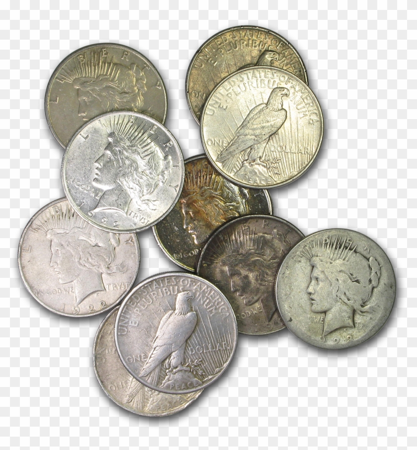 Cull Morgan & Peace Silver Dollars Coin For Sale - Cash Clipart