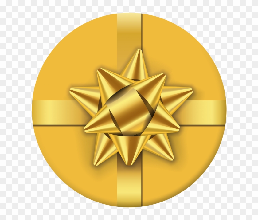 Gift Box - Circle Clipart #3300954