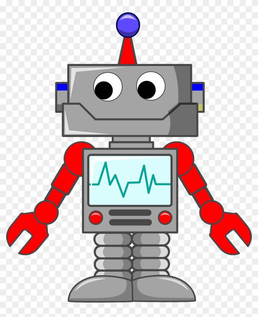 Https - //pixabay - Com/es/robot-m%c3% - Dibujo Robot Infantil Clipart #3300955